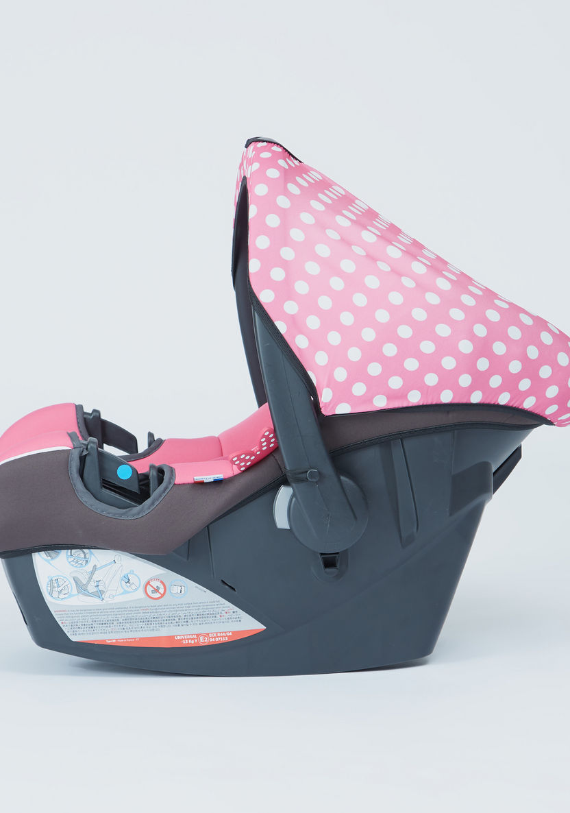 Minnie Mouse Print Car Seat with Sun Canopy-Car Seats-image-2