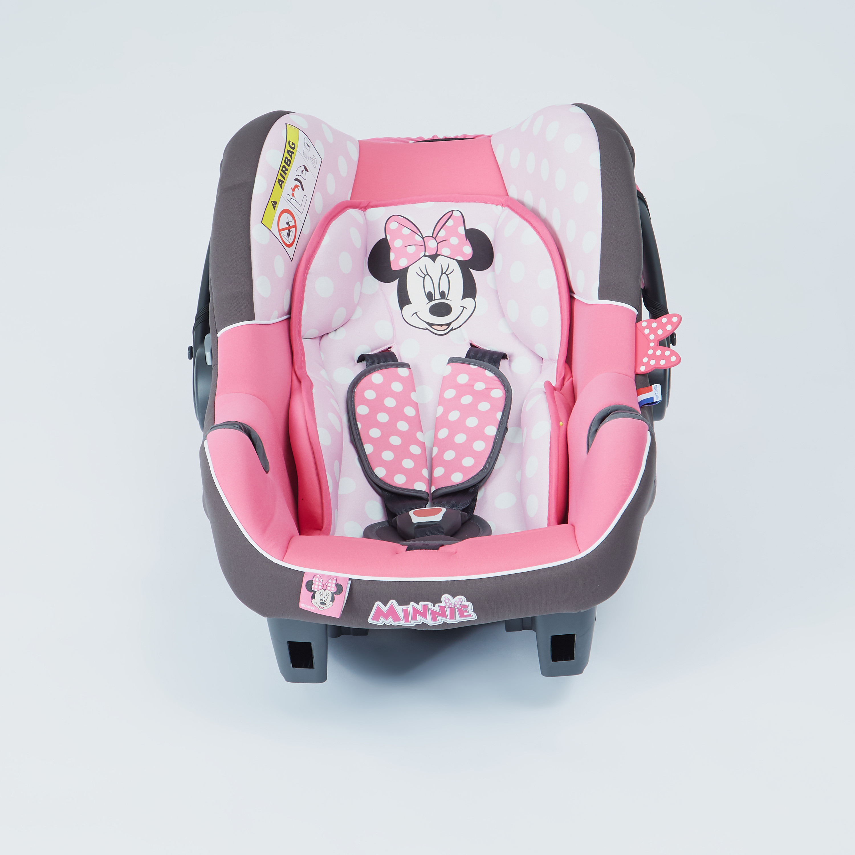 Buy Minnie Mouse Print Car Seat with Sun Canopy Online Babyshop UAE