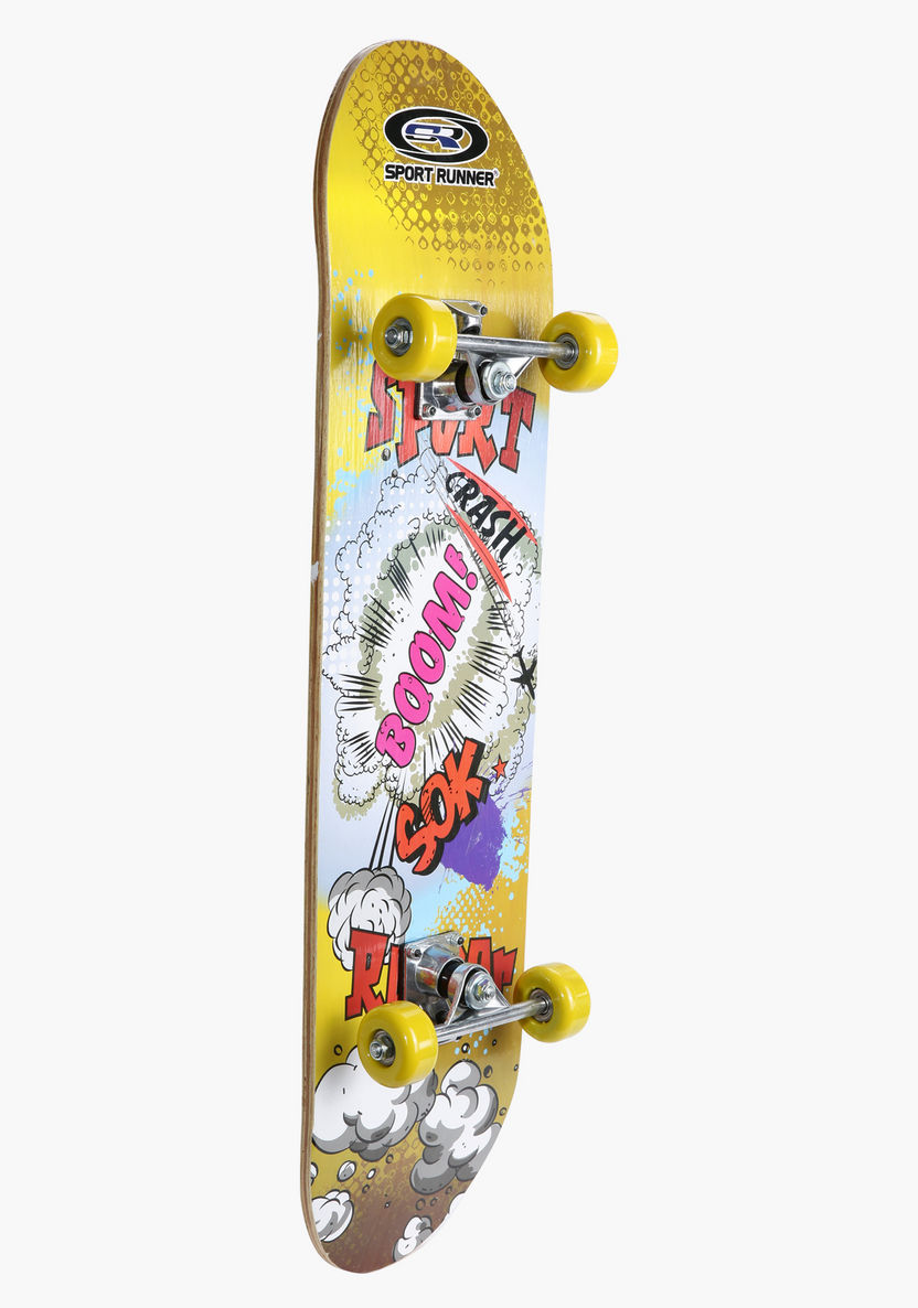 Juniors Printed Skateboard - 31 inches-Outdoor Activity-image-1
