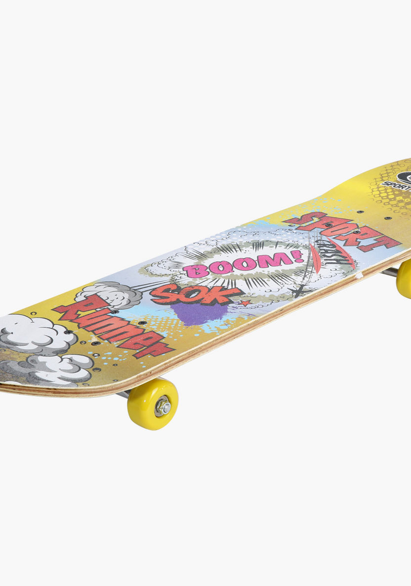 Juniors Printed Skateboard - 31 inches-Outdoor Activity-image-2