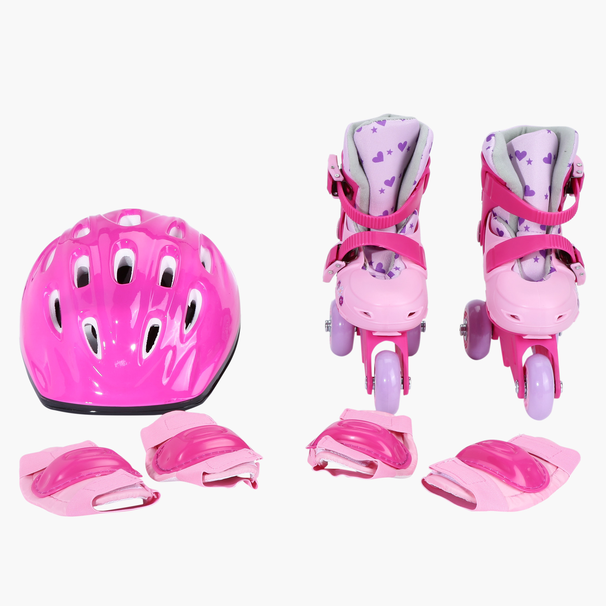 طقم أحذية تزلج بخط عجلات واحد من جونيورز-toys-outdoor-sports-image-1