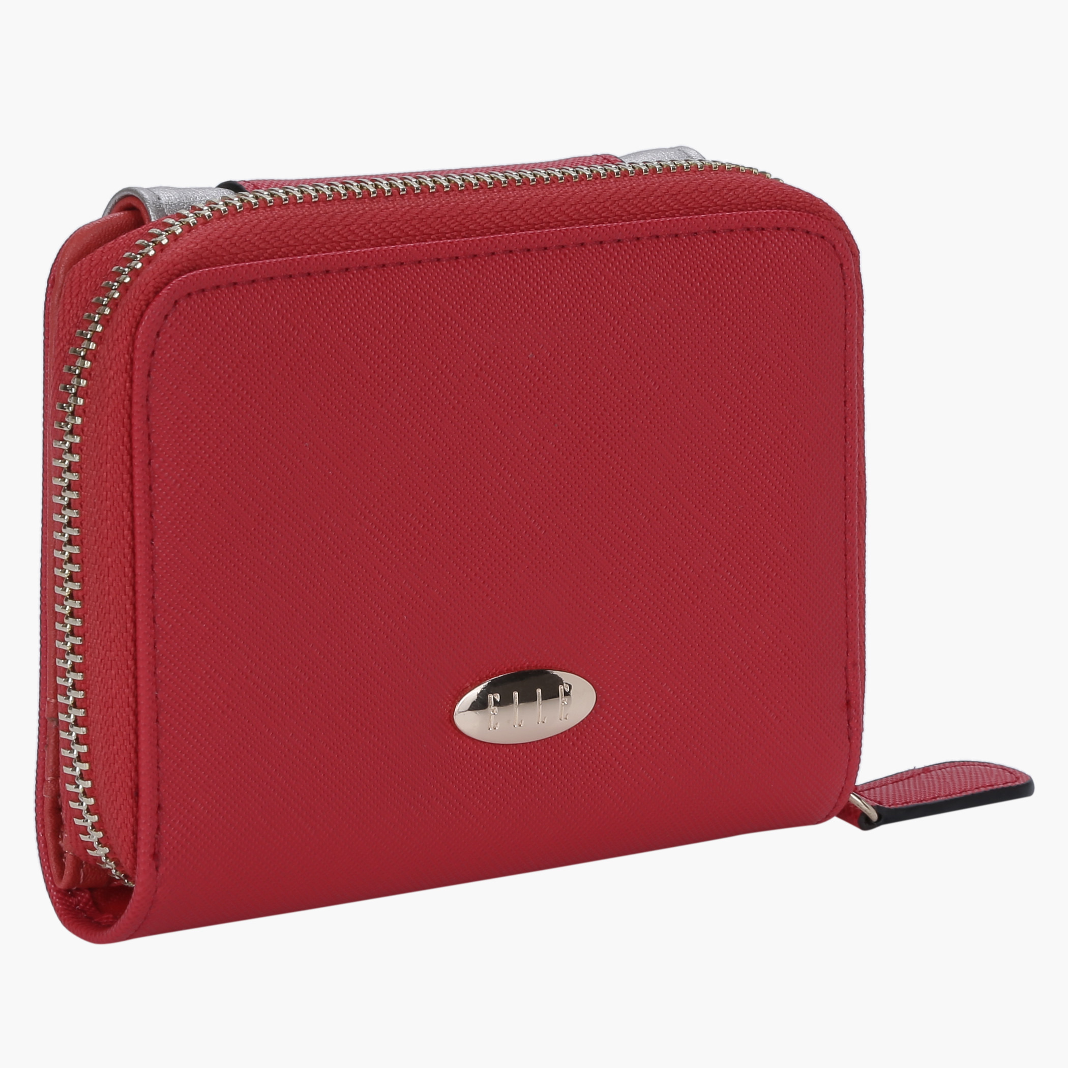 Elle Zippered Wallet with Flap-women-bagsandwallets-wallets-image-2