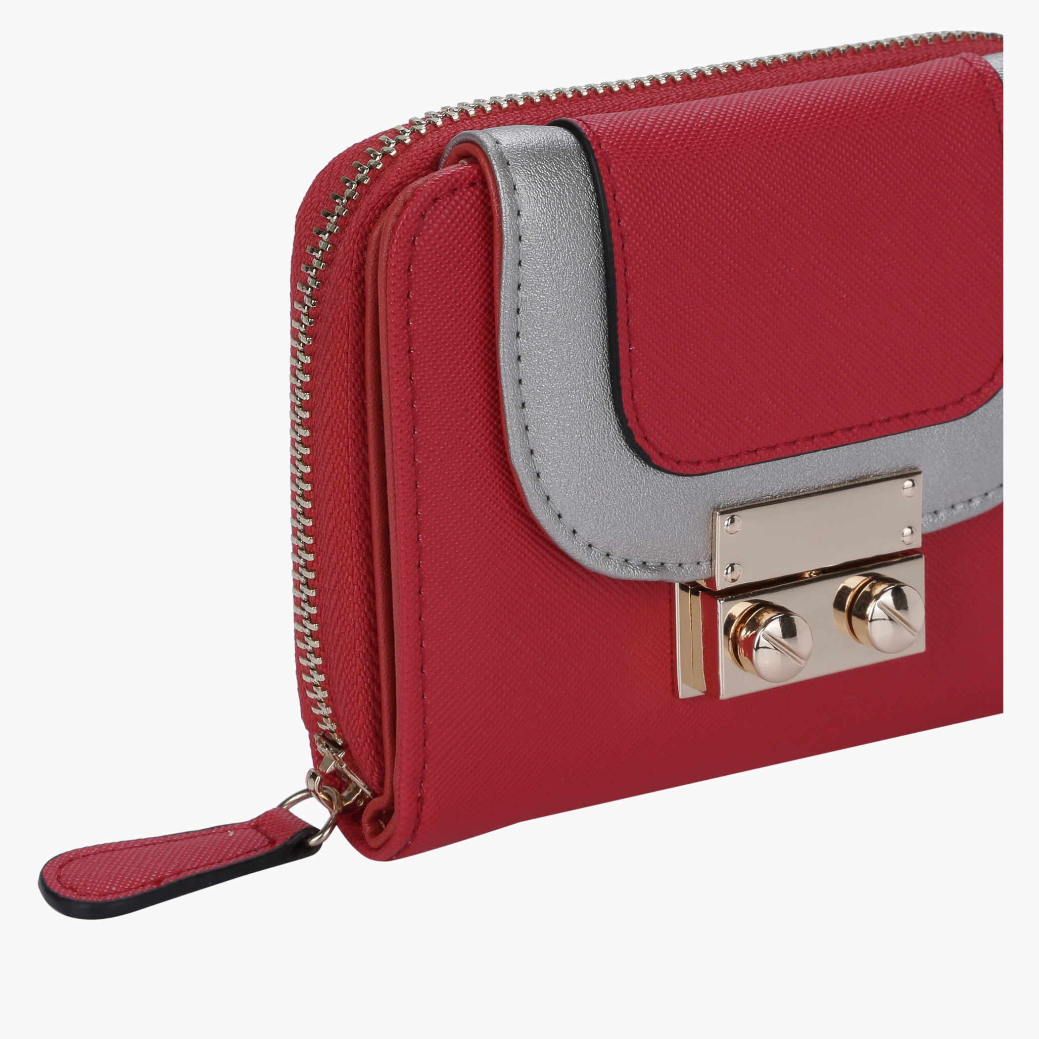 Elle Zippered Wallet with Flap-women-bagsandwallets-wallets-image-3