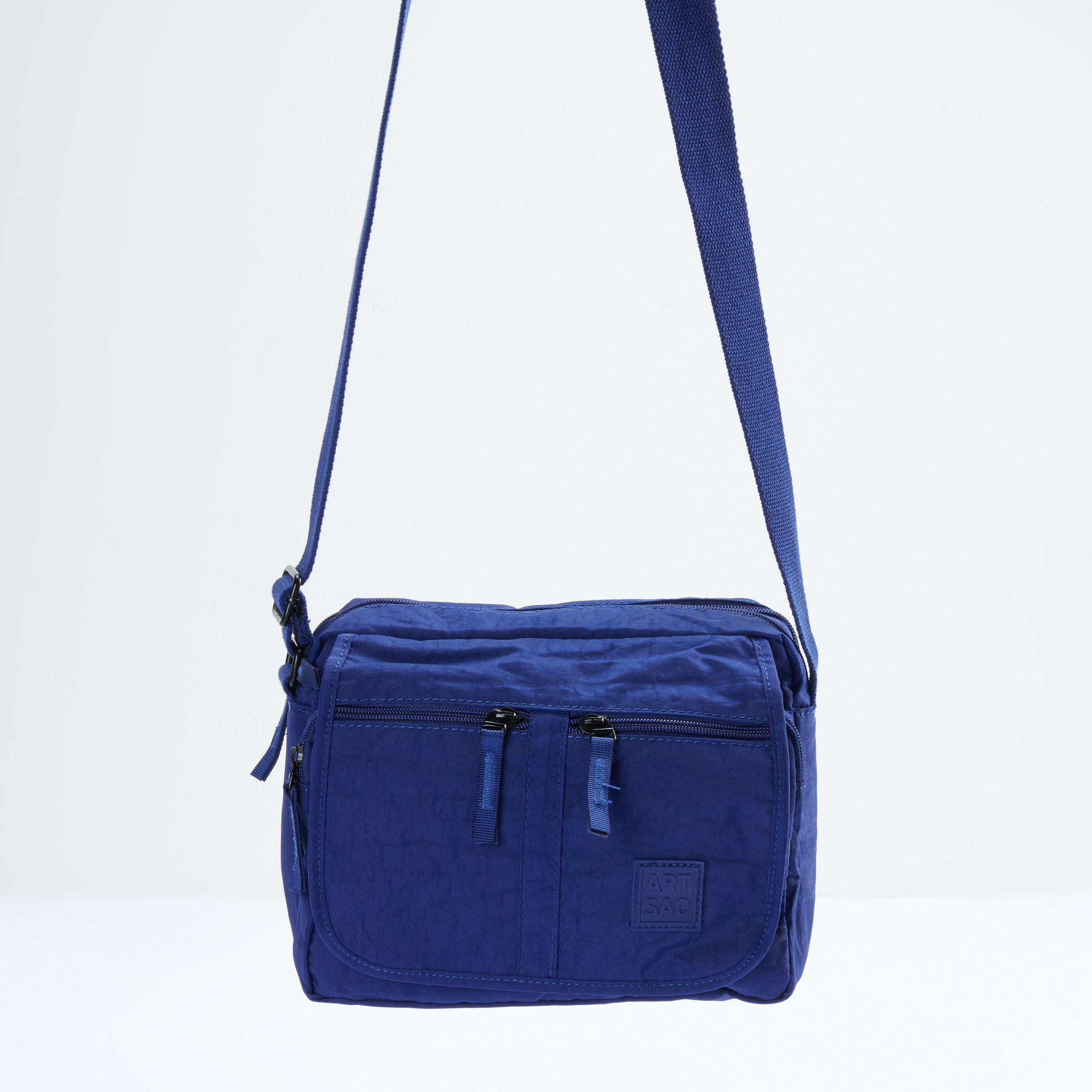 Art Sac Textured Crossbody Bag with Flap and Zip Closure-women-bagsandwallets-handbags-image-3