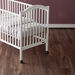 Juniors Henry Wooden Crib with Three Adjustable Heights - White (Up to 3 years)-Baby Cribs-thumbnailMobile-7