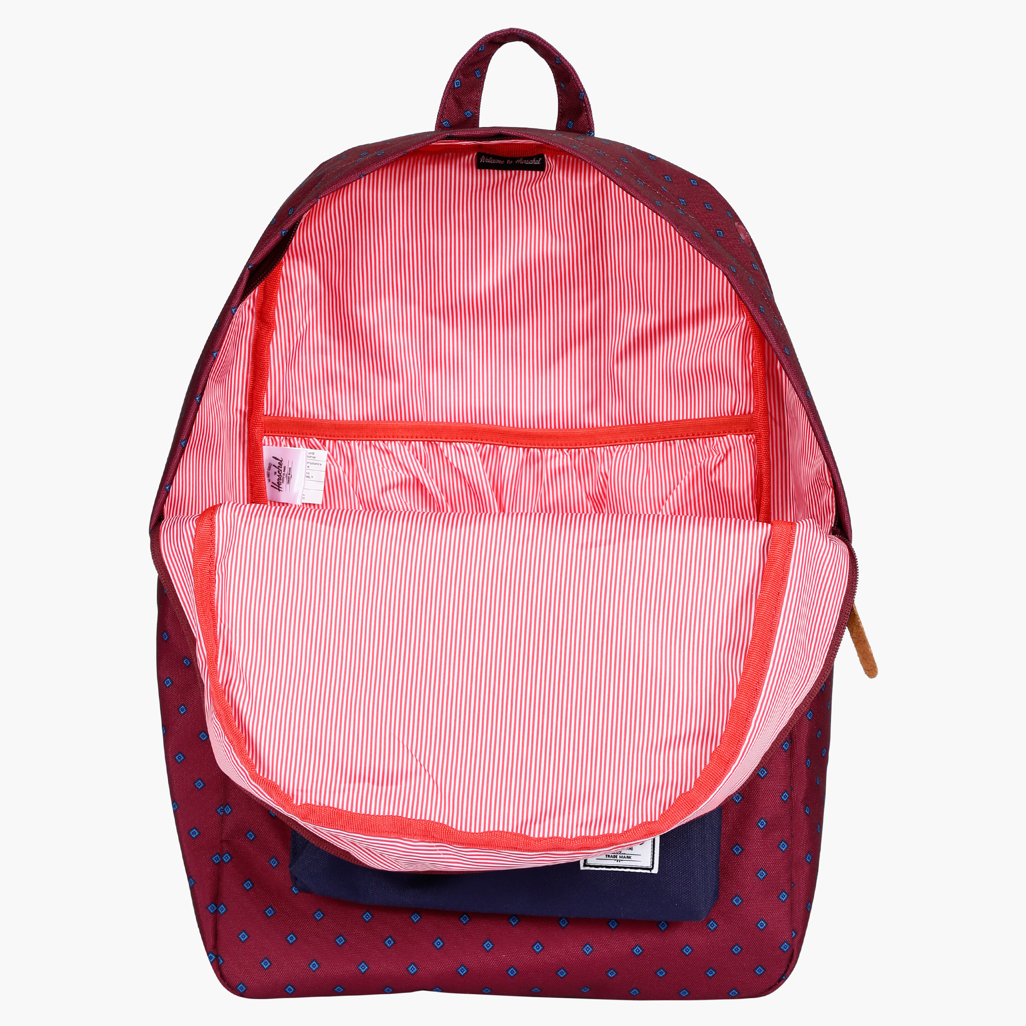 Herschel Supply Co Printed Backpack with Zip Closure-school-bagsandbackpacks-backpacks-image-3