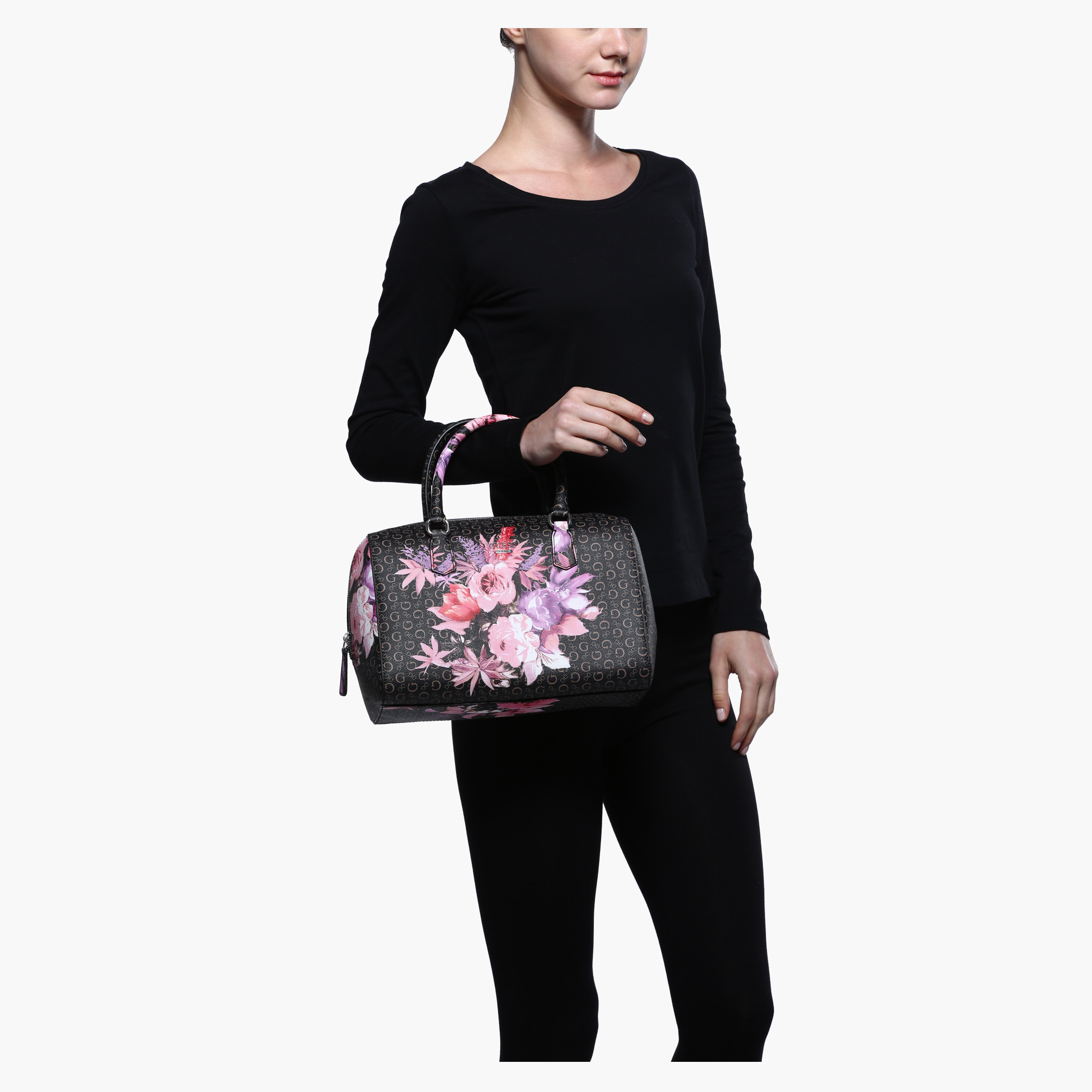 Buy Women s Guess Floral Print Duffel Bag Online Centrepoint Kuwait