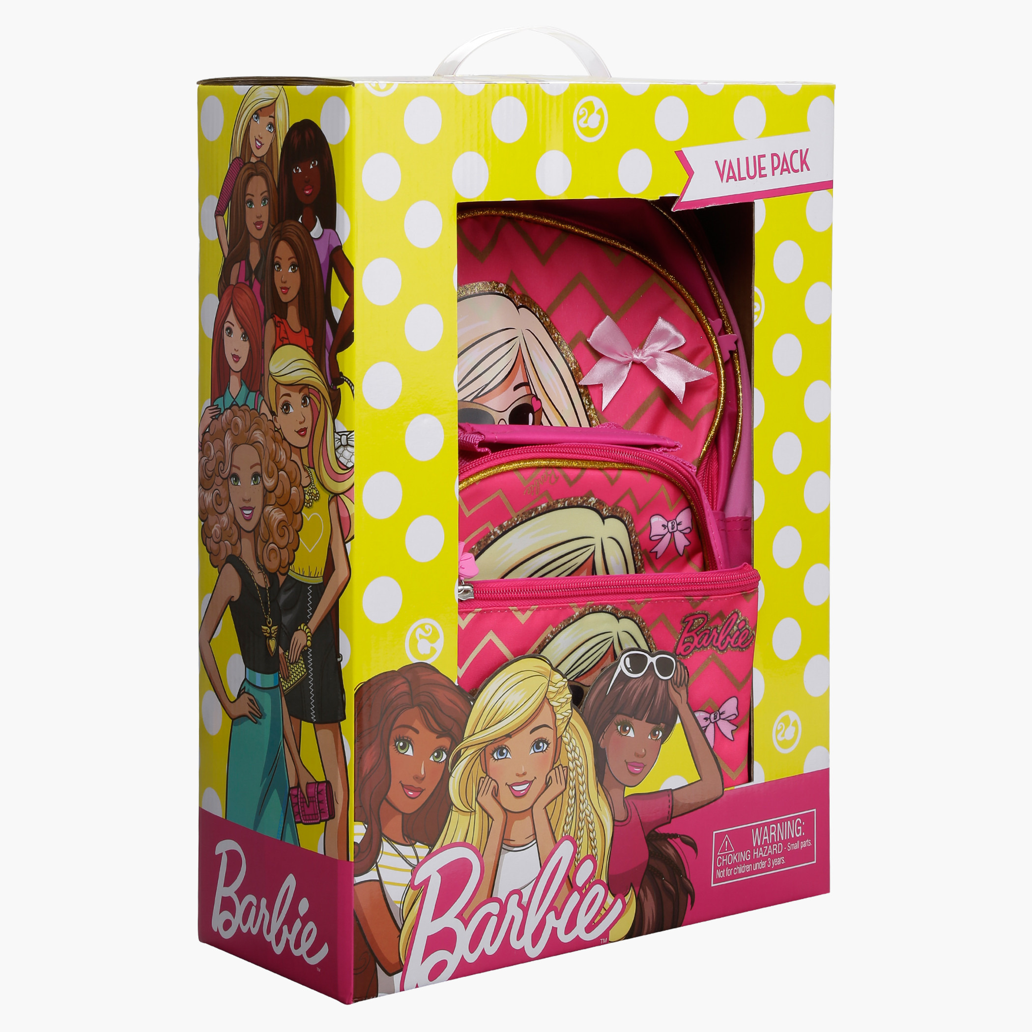 Barbie backpack cheap with lunch bag