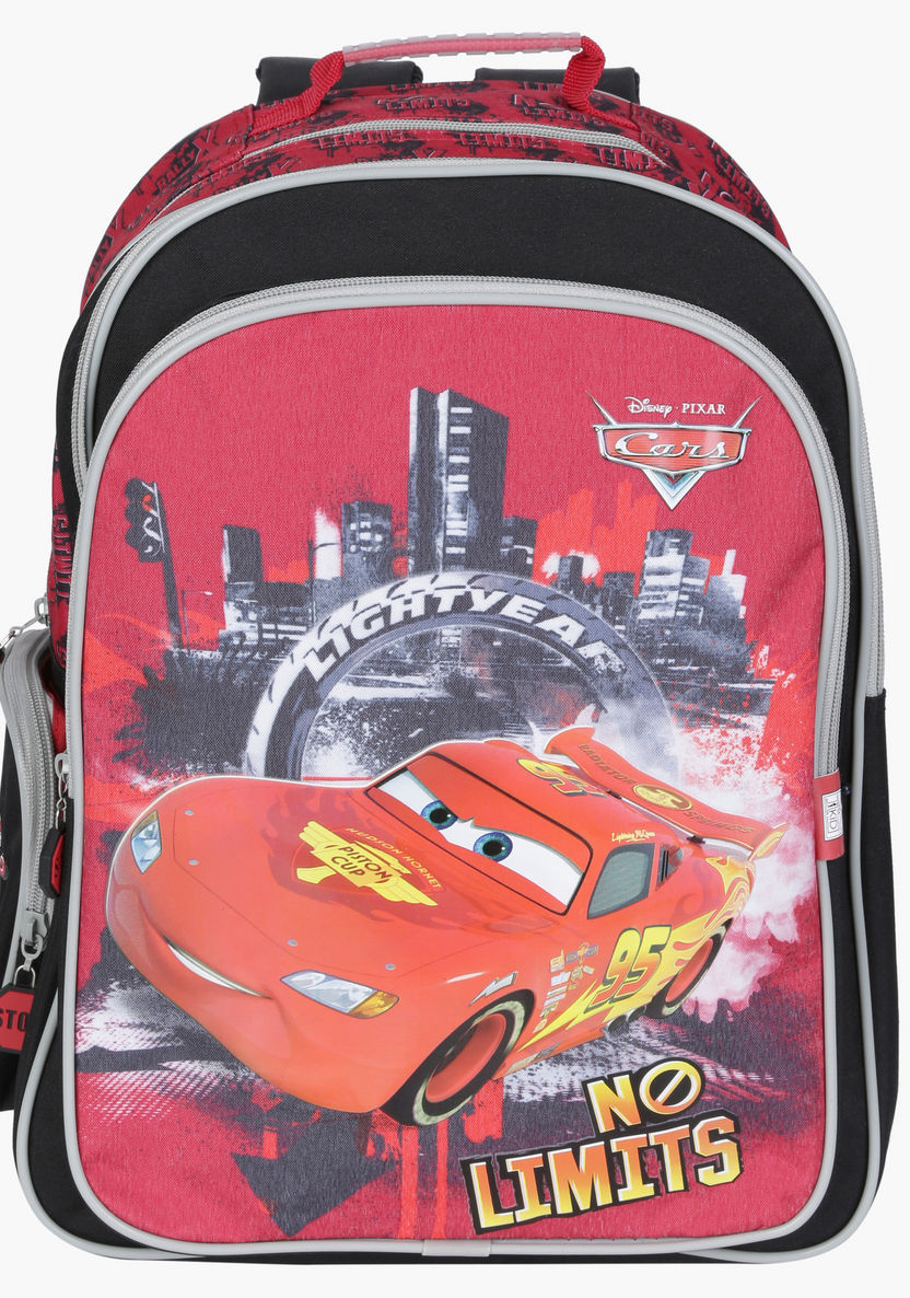 Cars Printed Backpack-Bags and Backpacks-image-0