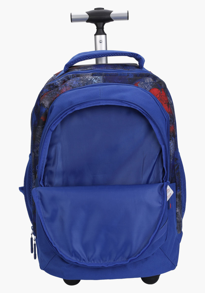 Spider-Man Printed Trolley Backpack-Bags and Backpacks-image-2