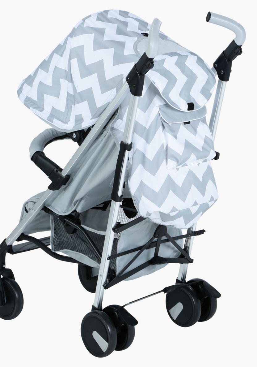Giggles Solex Ice Blue Baby Buggy with 3 Reclining Positions (Upto 3 years)-Buggies-image-3