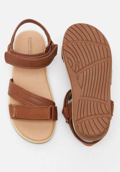 Solid Floaters with Hook and Loop Closure-Boy%27s Sandals-image-4
