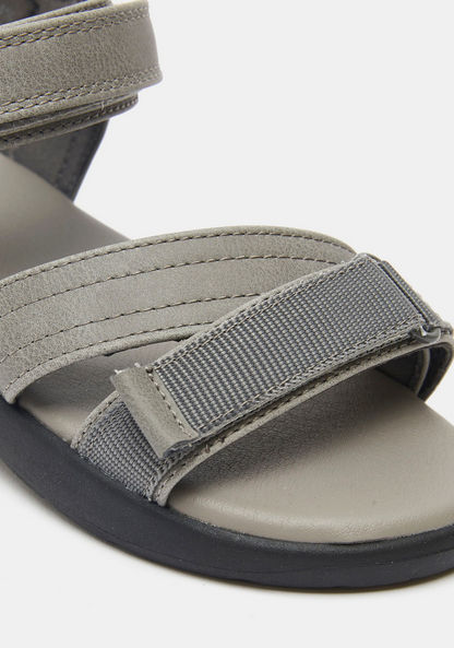 Solid Floaters with Hook and Loop Closure-Boy%27s Sandals-image-3