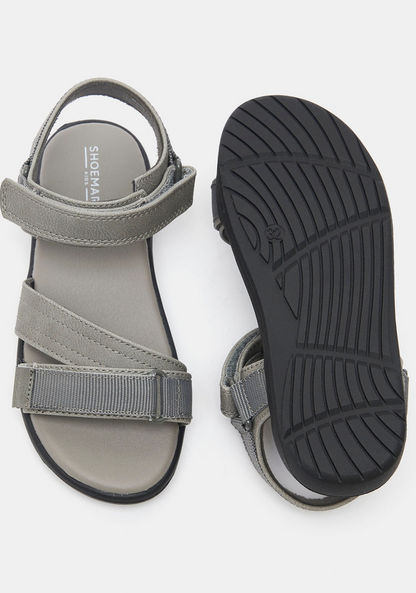 Solid Floaters with Hook and Loop Closure-Boy%27s Sandals-image-4