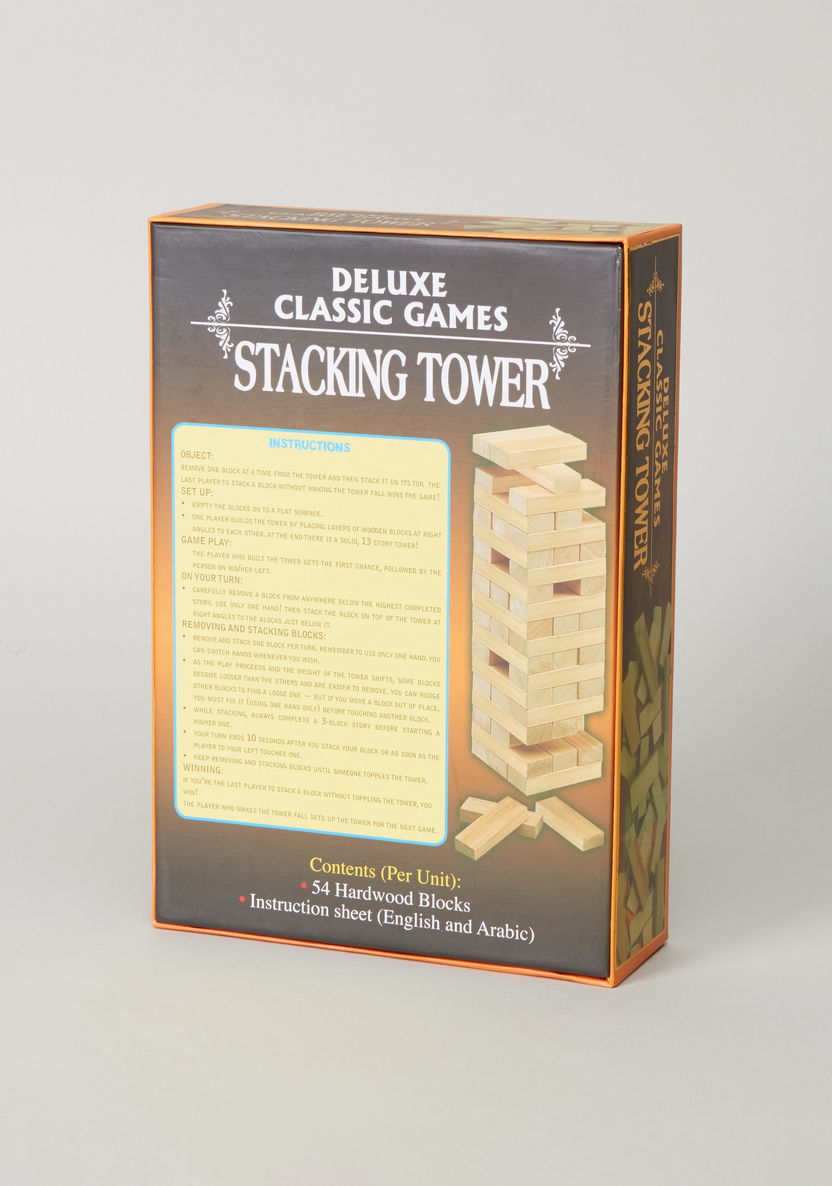 Sterling Deluxe Stacking Tower Blocks Set - 54 Pieces-Blocks%2C Puzzles and Board Games-image-3