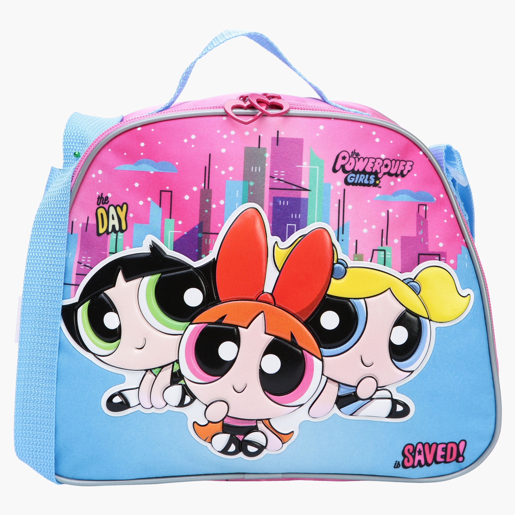Power Puff Girls Printed Lunch Bag-school-lunchessentials-lunchbags-image-1