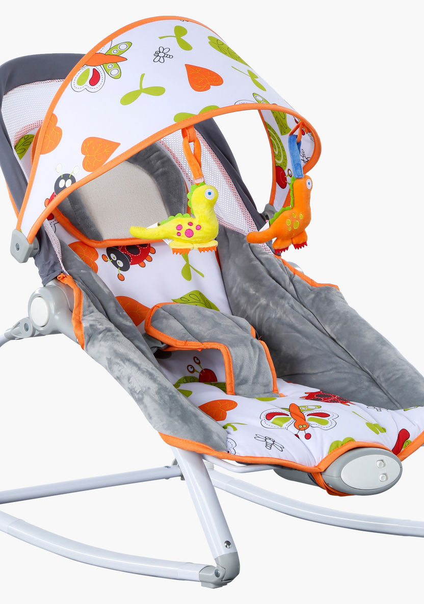 Juniors Baby Rocker with Canopy-Infant Activity-image-0