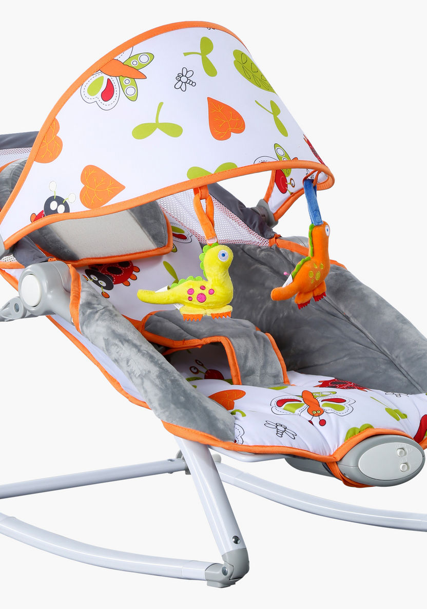 Juniors Baby Rocker with Canopy-Infant Activity-image-1