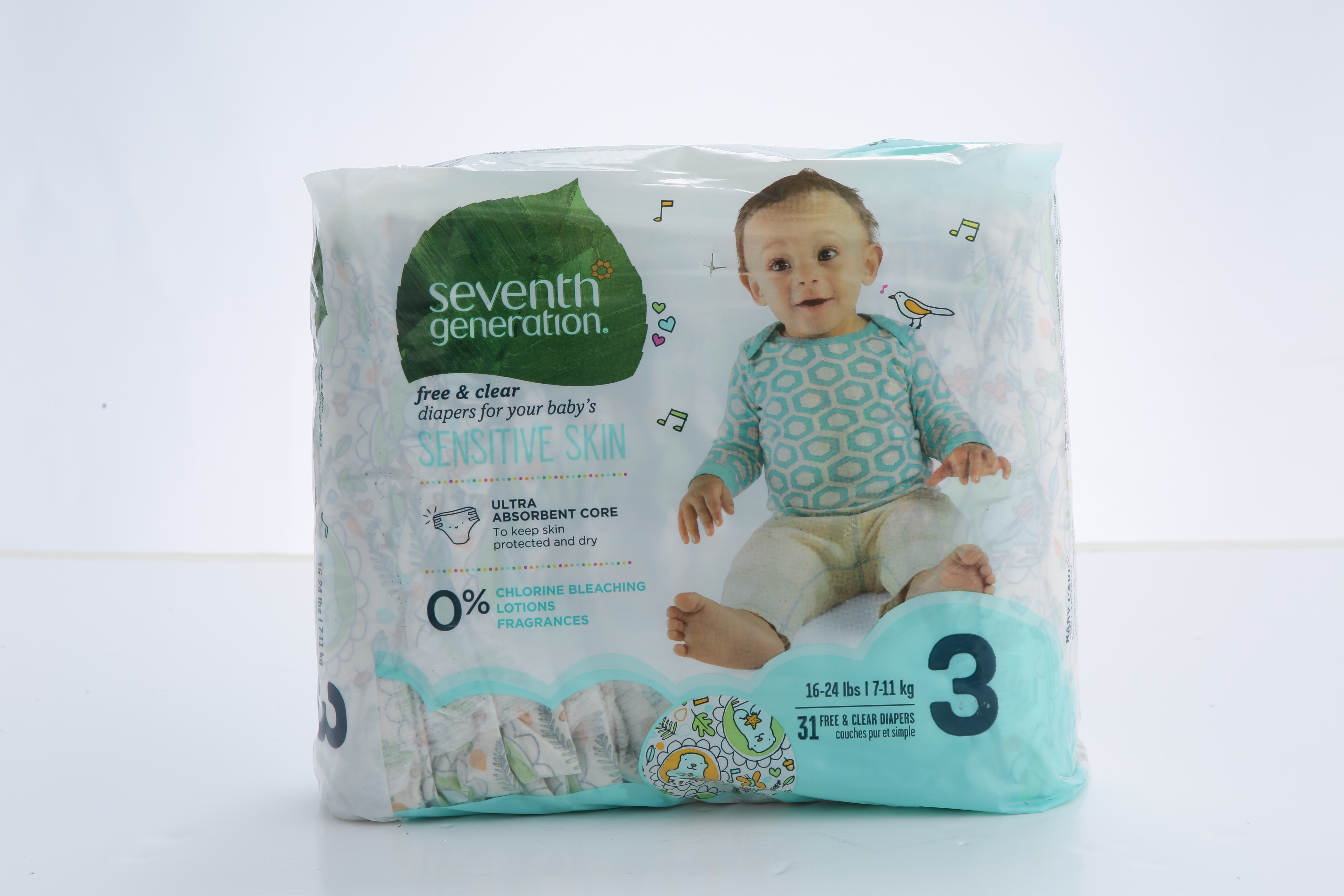 حفاضات للبشرة الحساسة من سفنث جينيريشن مقاس 3 عبوة 31 قطعة 7-11 كجم-promo_babyshop_exclude_voucher-image-1