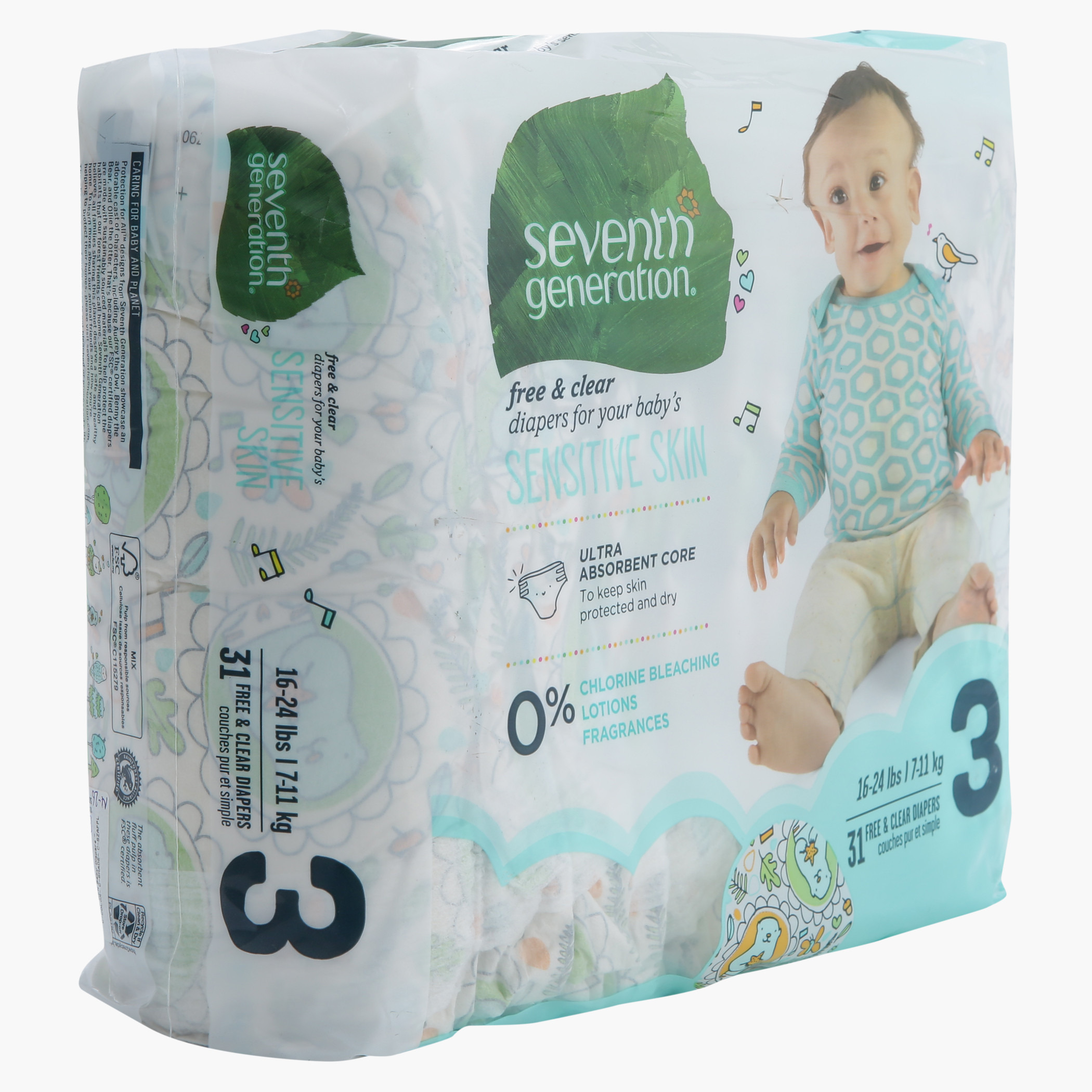 حفاضات للبشرة الحساسة من سفنث جينيريشن مقاس 3 عبوة 31 قطعة 7-11 كجم-promo_babyshop_exclude_voucher-image-2