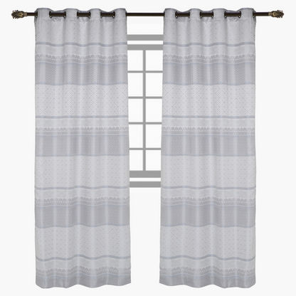 Printed Curtain Pair - Set of 2