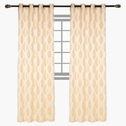 Jacquard Curtain - Set of 2