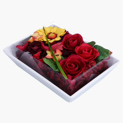 Elite d'Art Scented Red Rose in Tray - 300 gms
