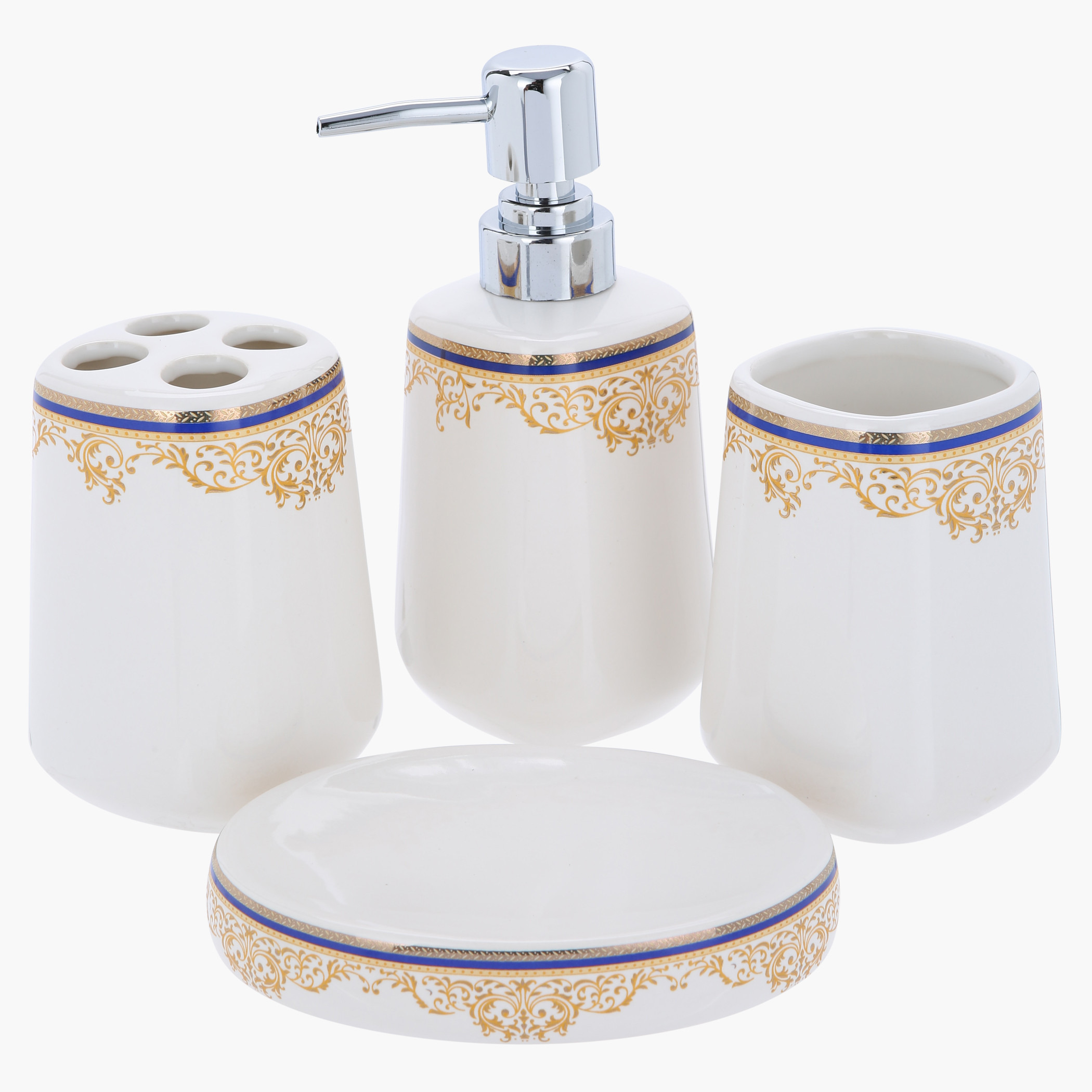 طقم حمام مكون من 4 قطع من أدور-household-bathandlaundry-bathaccessories-bathaccessorysets-image-1