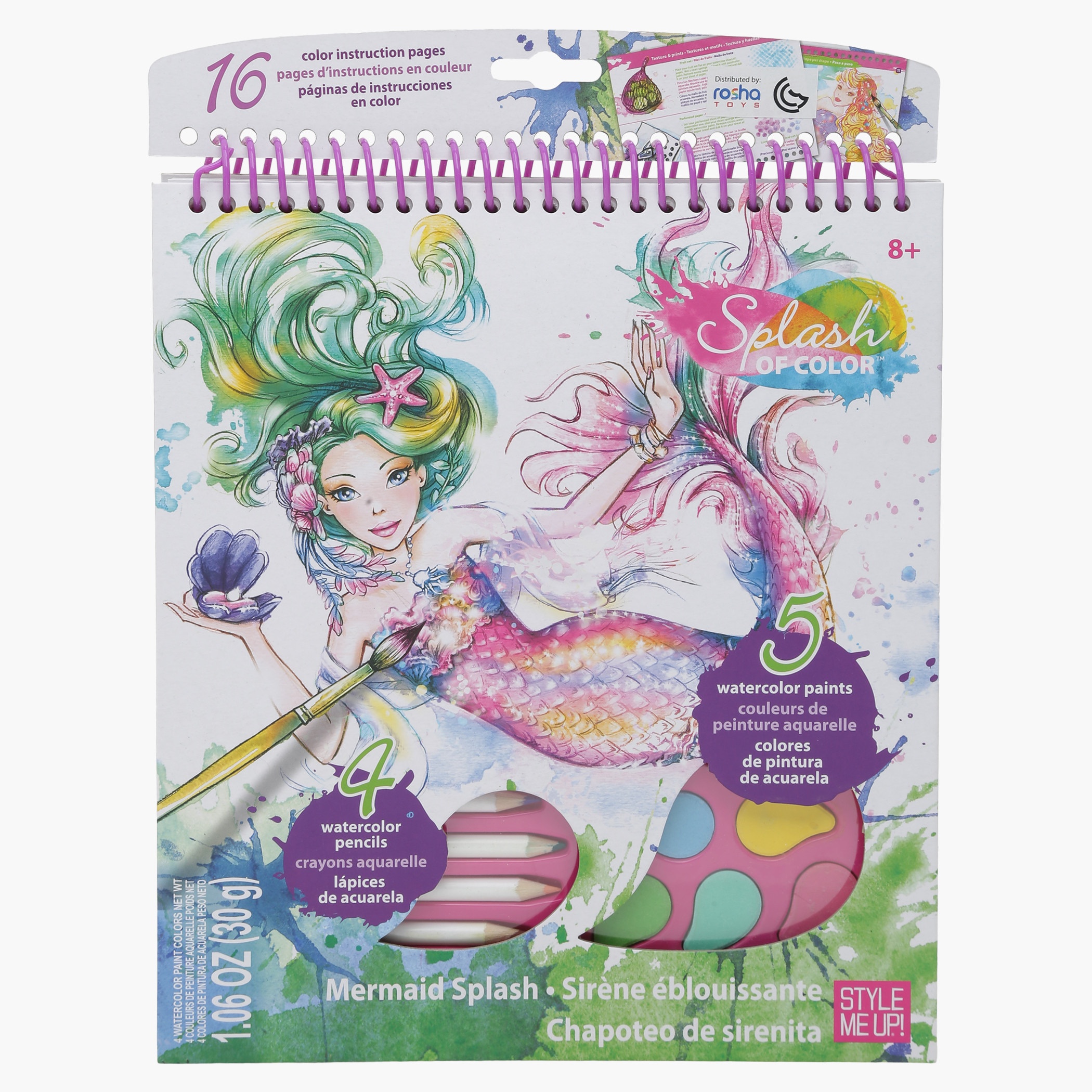 Style Me Up Sketchbook with Watercolor Pencils-school-artsandcrafts-image-1