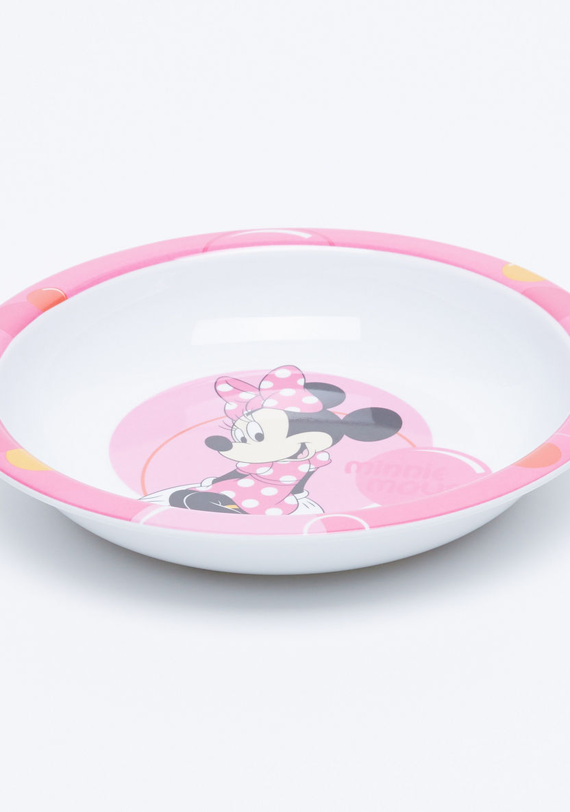 Minnie Mouse Printed Deep Plate-Mealtime Essentials-image-0