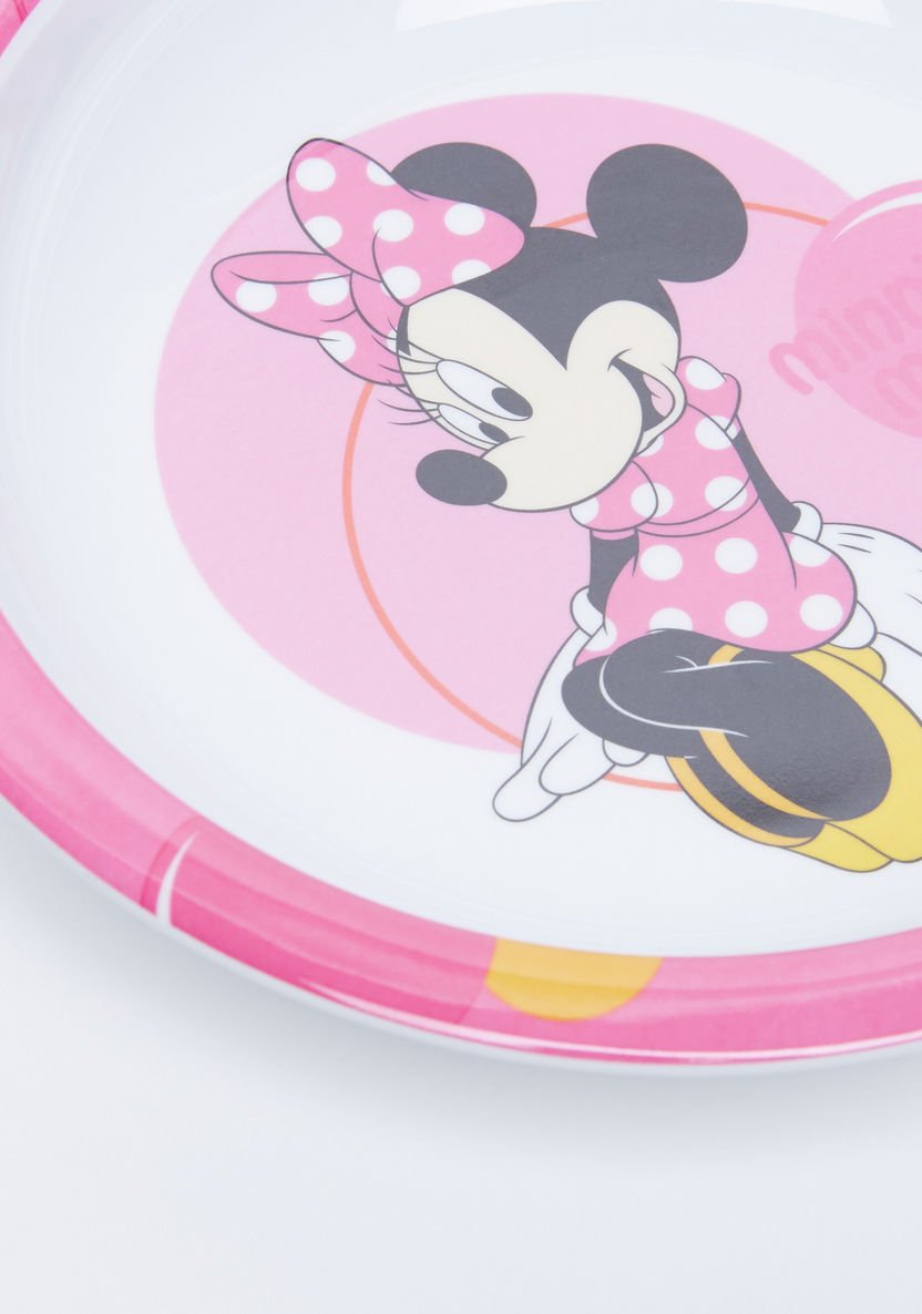 Minnie Mouse Printed Deep Plate-Mealtime Essentials-image-1