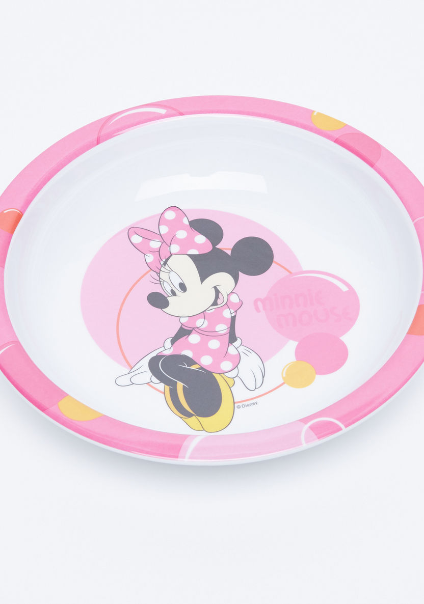 Minnie Mouse Printed Deep Plate-Mealtime Essentials-image-2