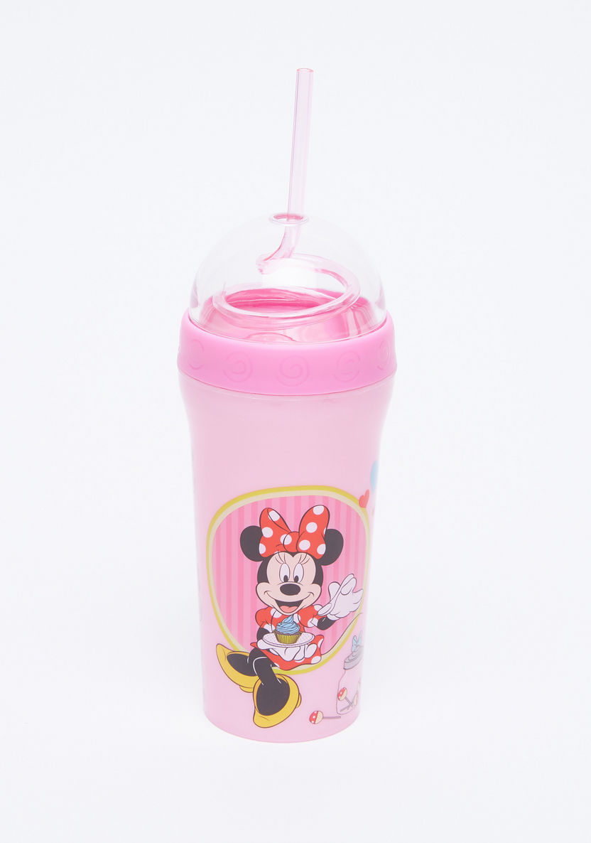 Minnie Mouse Printed Tumbler with Straw-Mealtime Essentials-image-0