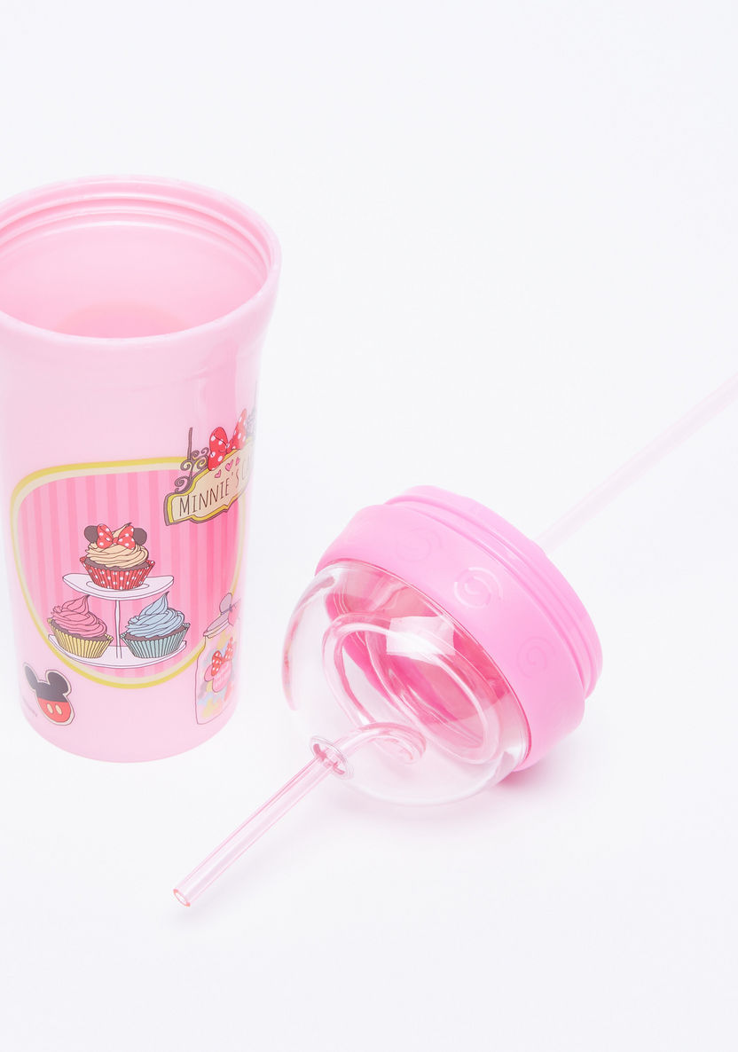 Minnie Mouse Printed Tumbler with Straw-Mealtime Essentials-image-2