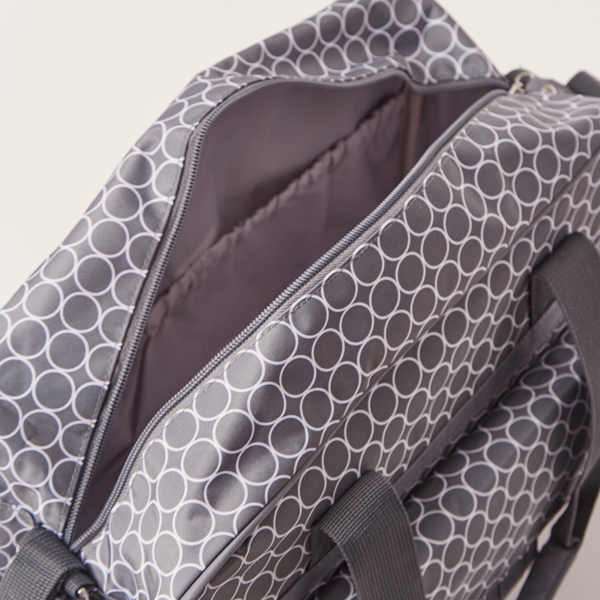 Juniors Printed Diaper Bag with Zip Closure-baby-gear-diaperbags-image-6