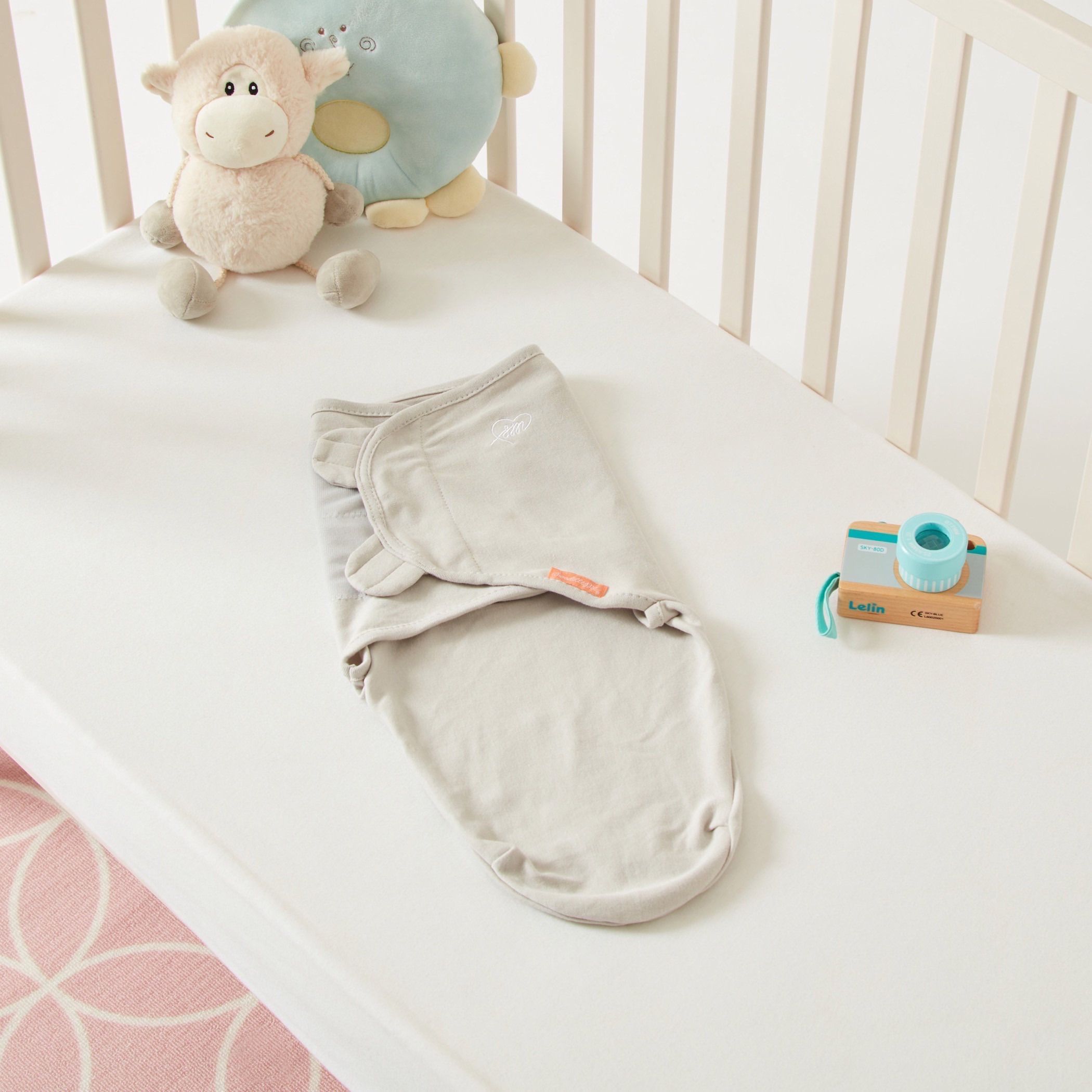 بطانية تقميط اطفال من سمر انفانت-baby-nursery-blanketsandswaddles-swaddlesandsleepingbags-image-6