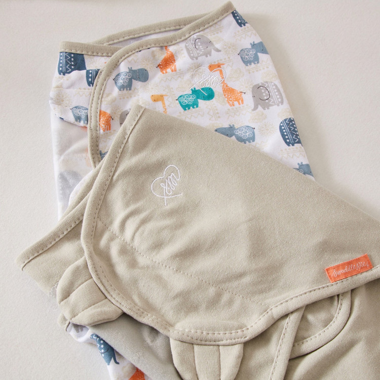 Summer Infant Printed Swaddle Wrap –  Set of 2