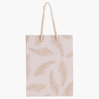 Feather Printed Gift Bag 