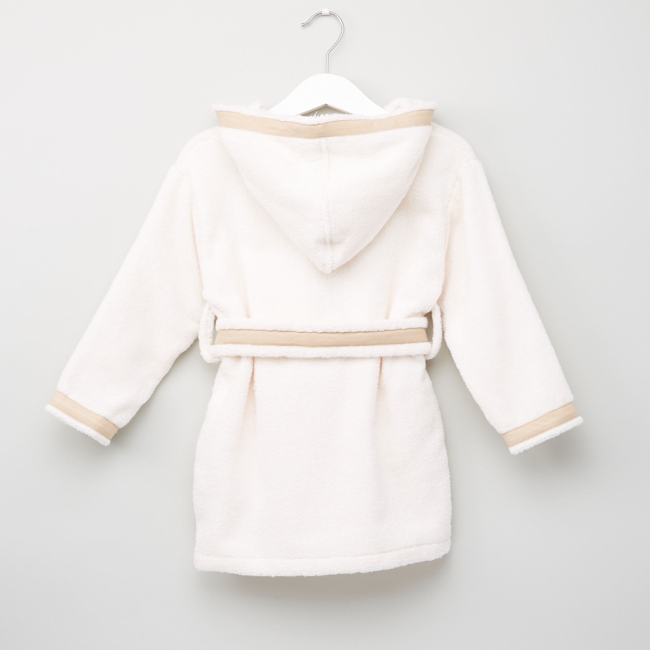 Juniors 4-Piece Hooded Bath Robe Set with Teddy Bear Applique-baby-bathandcare-towels-image-4