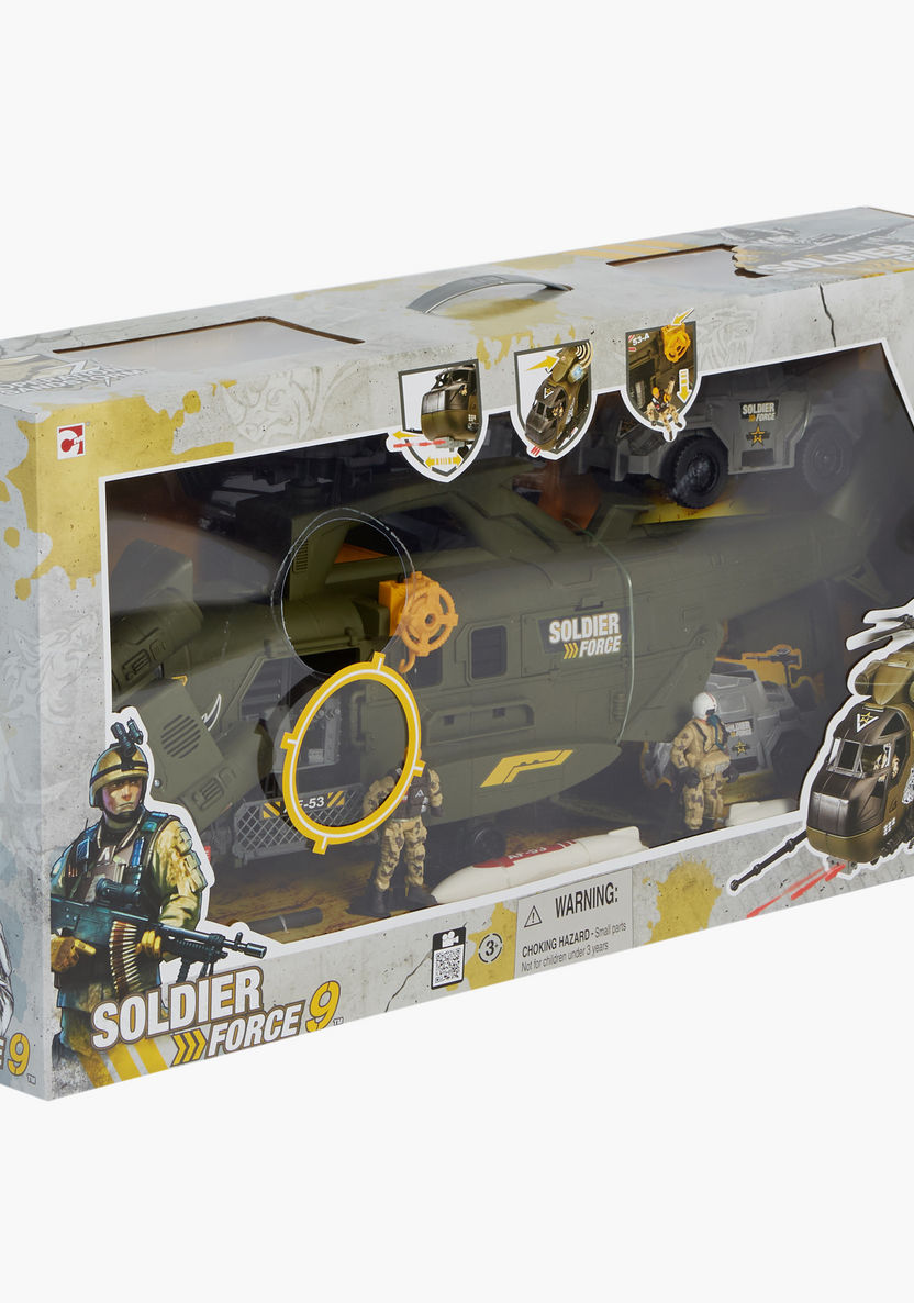 Soldier Force 9 Whirlwind 53 Helicopter Playset-Gifts-image-4