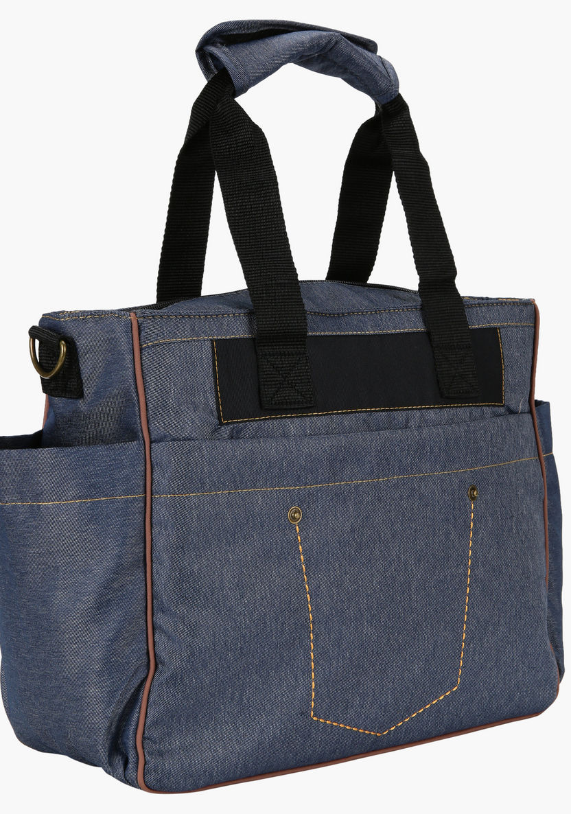 Juniors Diaper Bag with Stitch Detail-Diaper Bags-image-1