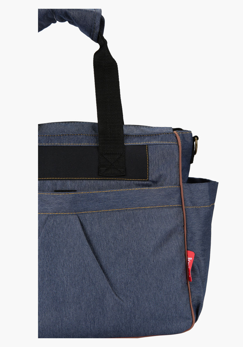 Juniors Diaper Bag with Stitch Detail-Diaper Bags-image-2