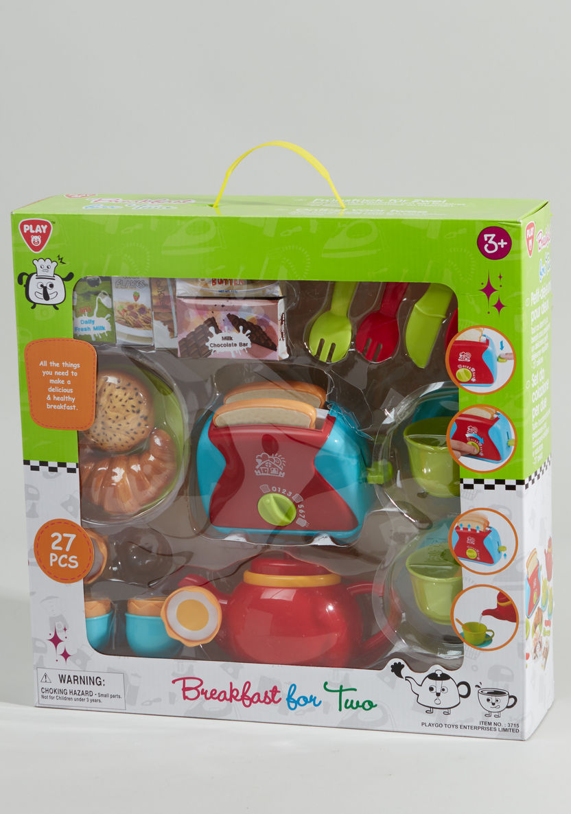 Playgo Breakfat for Two 27-Piece Playset-Role Play-image-0