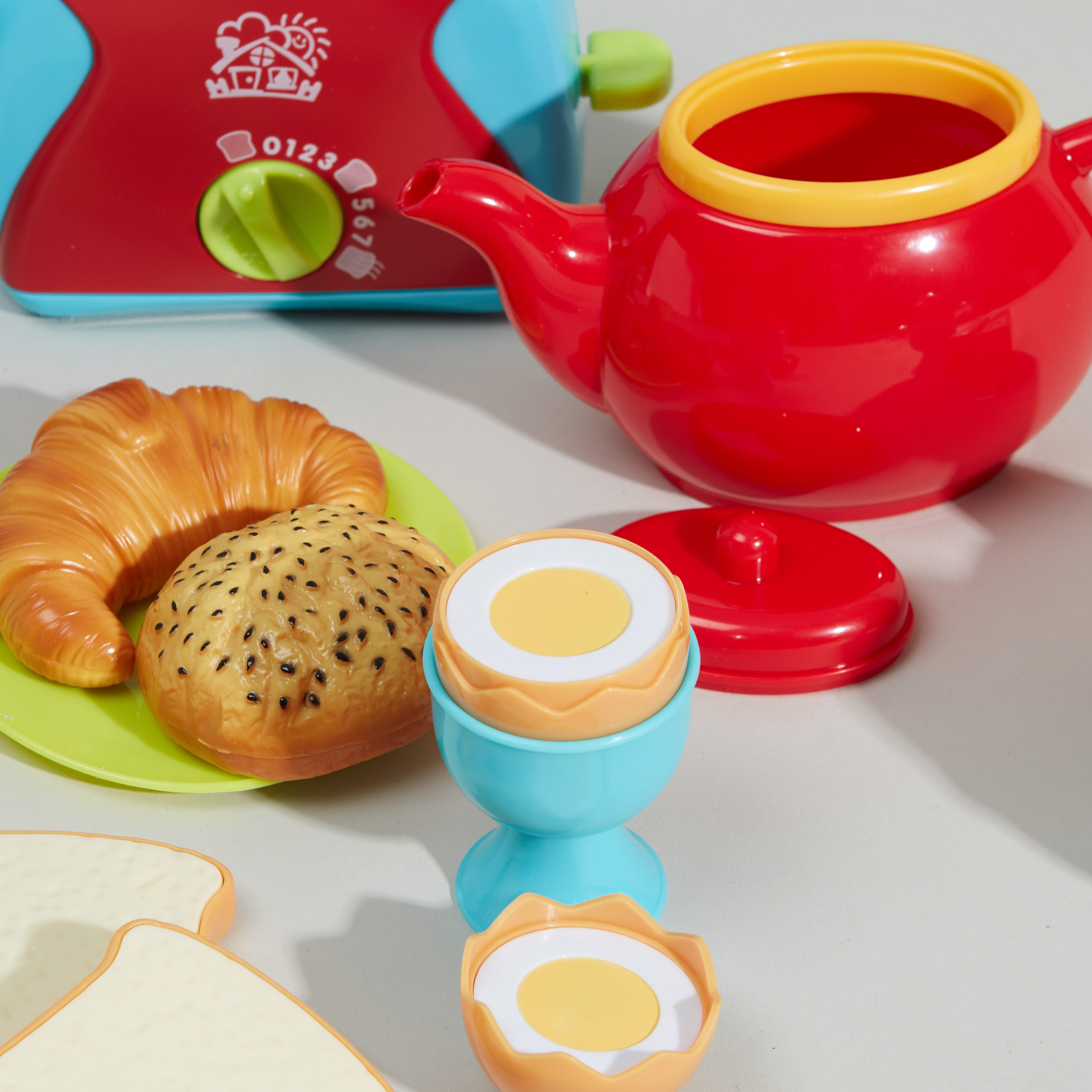 مجموعة لعب تحضير الفطور لشخصين 27 قطعة من بلاي جو-toys-roleplay-playfoods-image-2