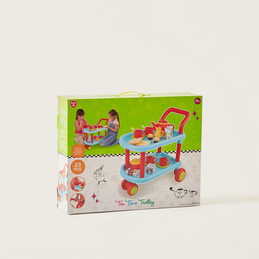 Playgo Tea Time 23-Piece Trolley Set-Role Play-image-5