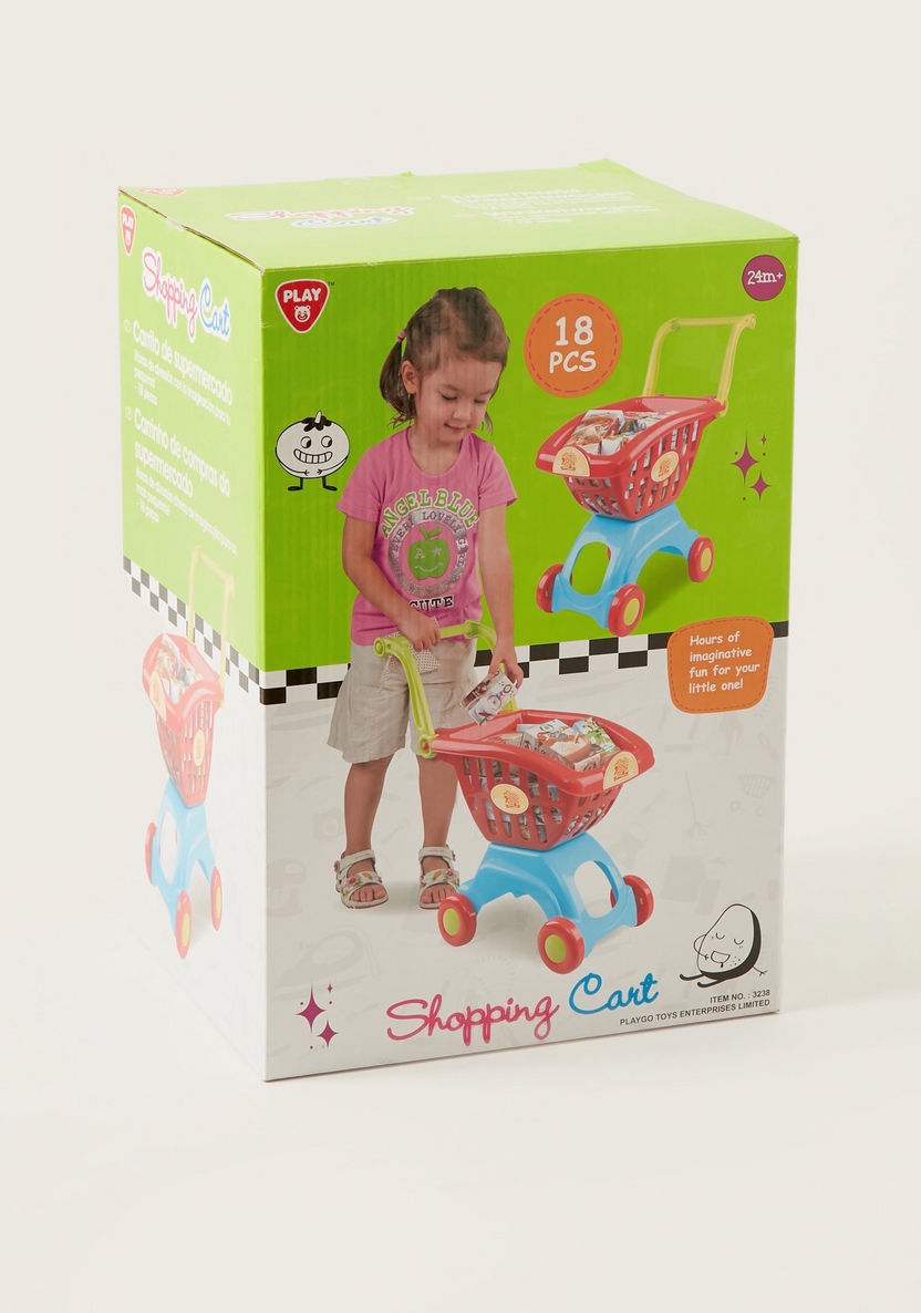 Playgo Supermarket Shopping Cart Toy-Role Play-image-3