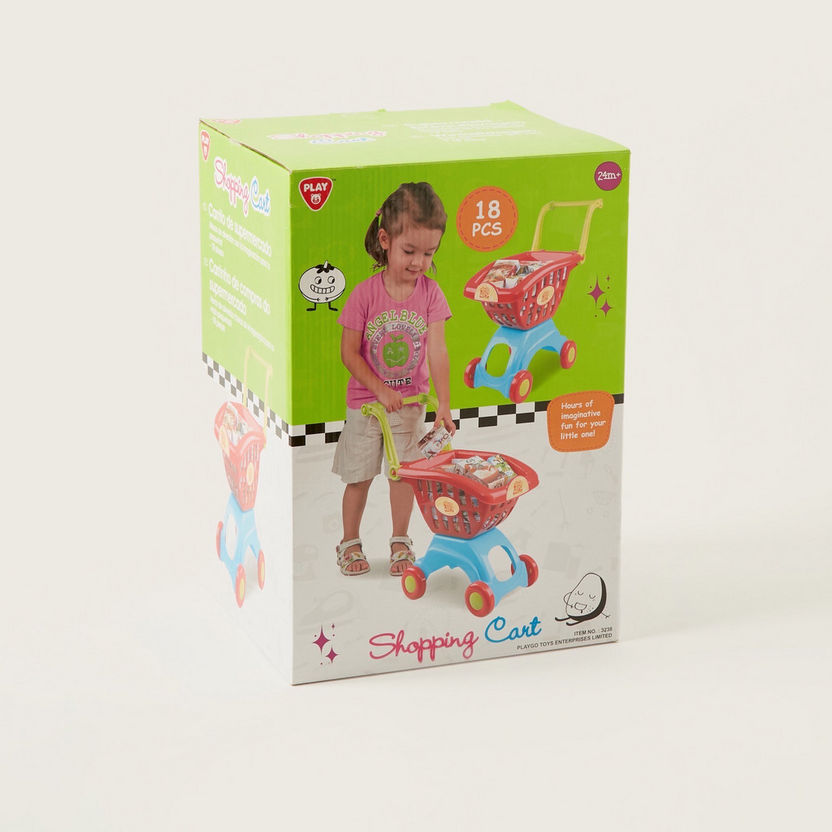 Playgo Supermarket Shopping Cart Toy-Role Play-image-3