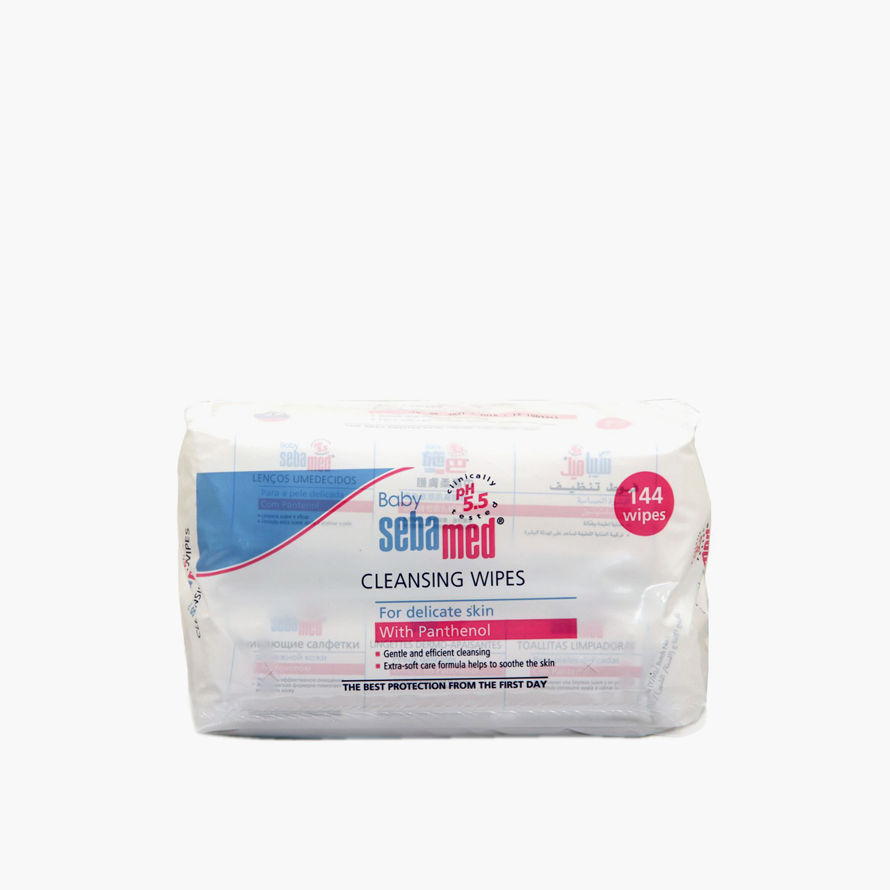 Sebamed Baby Cleansing Wipes - 144 Sheets-baby-diapering-babywipes-image-1