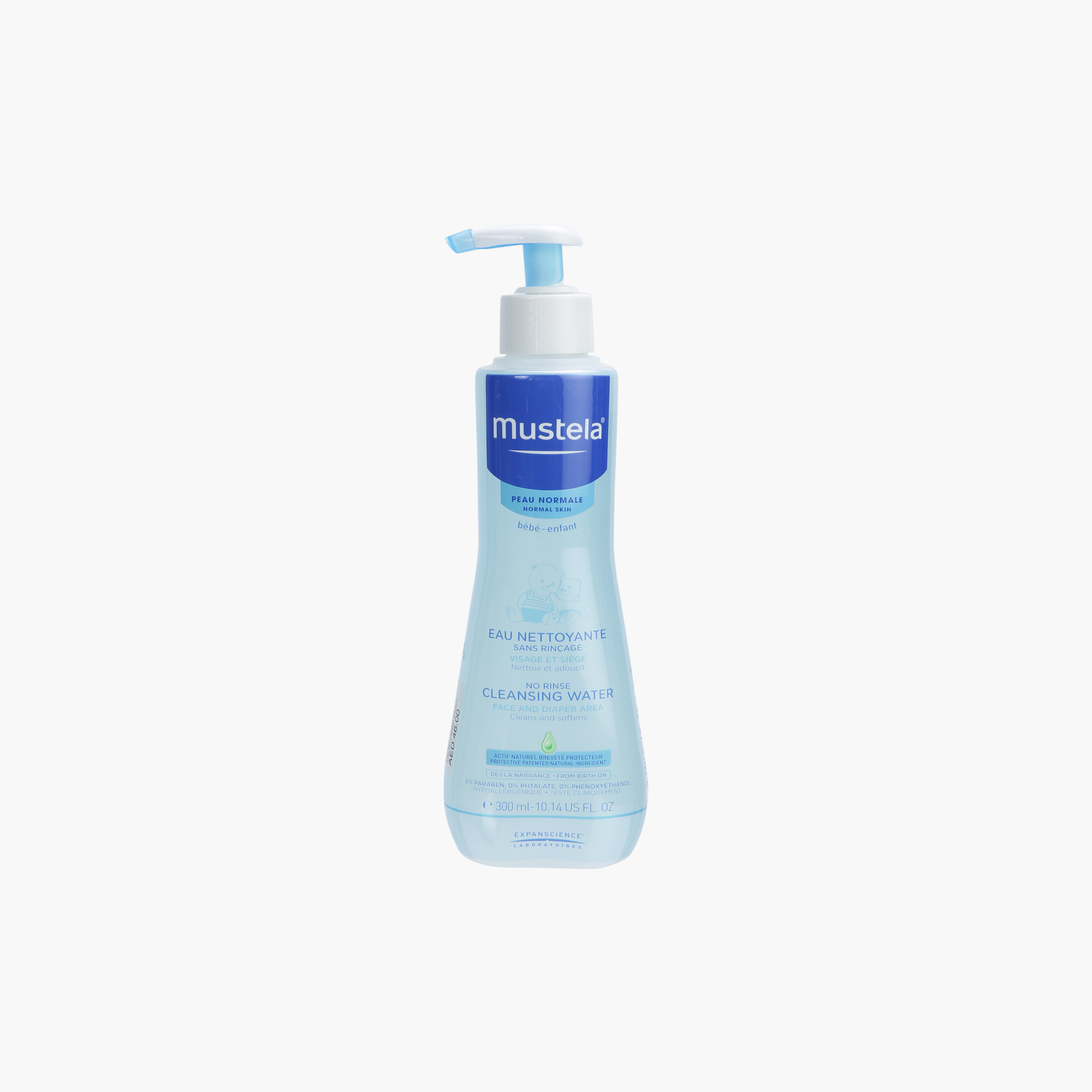 ماء منظف لا يحتاج لشطف من موستيلا - 300 مل-baby-bathandcare-hairbodyskincare-image-1