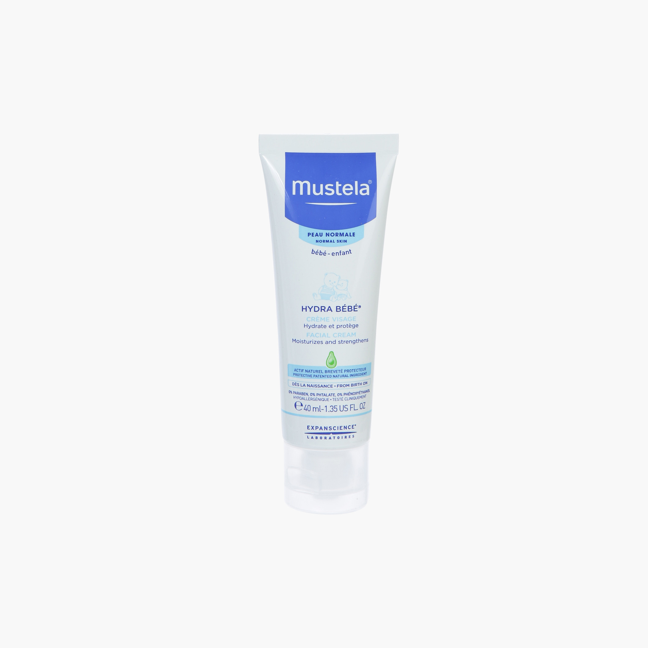 كريم هايدرا فيس من موستيلا - 40 مل-baby-bathandcare-hairbodyskincare-image-1